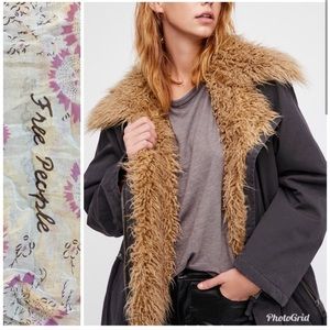 Extreme Fur Lined Moto Parka Free People XS Black